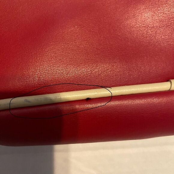 FOSSIL 54 Sling Shoulder Crossbody Messenger Bag Red Unisex 11X3X7.5 SEE DESCRIP - Picture 11 of 12